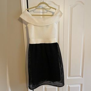 Black and white classic dress. Size medium